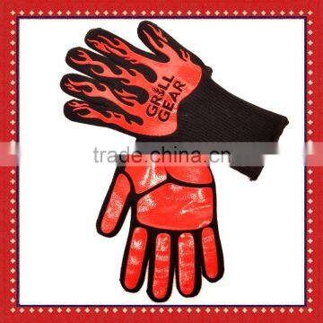 Extra Heat Resistant Triple Layer Silicon Protection BBQ Grilling Oven Gloves