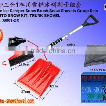 Wholesales snow shovels Car Snow Brush Ice Scraper Snow Shovel Sets