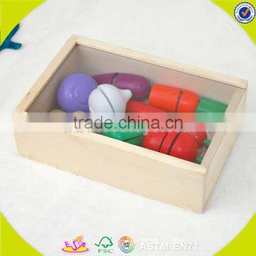 Wholesale Children Wooden Vegetables and Fruits Toy Funny Kids Wooden Vegetables and Fruits Toys W10B115 photo-4