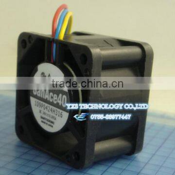 109P0424H316 DC24V 0.095A 4CM 4028 24V Detection Zone Cooling Fan 40*40*28MM 3wires 4Pin In Stock photo-2