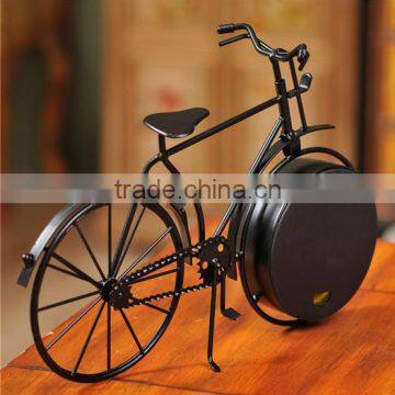 Creative Bicycle Shape Steel Material Table Clock photo-4