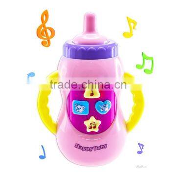 ICTI GSV Factory Baby Safe Musical Toy Bottle with Light and Songs , Kids Music Instroment Toys Educational Toys For Kids