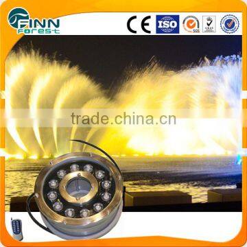 Stainless Steel Underwater DMX Controller 12w Led Nozzle Fountain Light photo-3