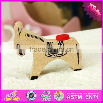 2016 New Design Baby Wooden Donkey Toy, Top Fashion Kids Wooden Donkey Toy, Educational Children Wooden Donkey Toy W01B028 photo-6