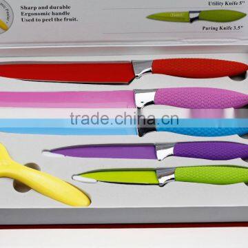 52002 6pcs Non-stick Knife With Pphandle