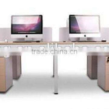 Fashion Design Four People Modern Office Workstation Desk 4 Person