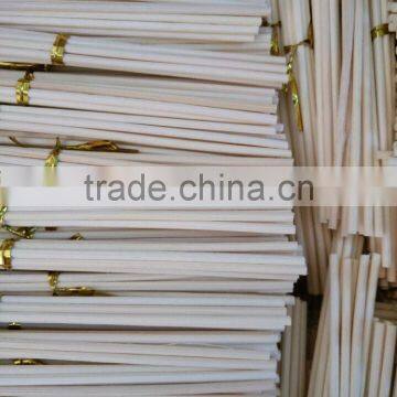3mm*17.5cm*6pcs/pack Natural Rattan Stick Packaged With Gold Metal Strap for Reed Diffuser