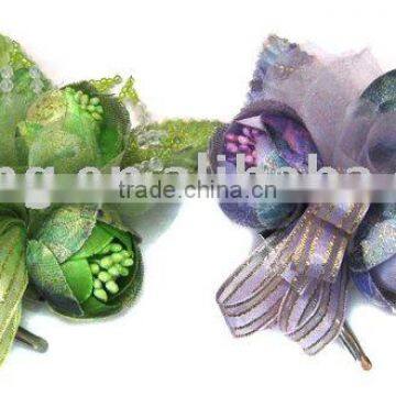 Colors Rose Hair Flower for Head Hair Accessories HYL05526 photo-1