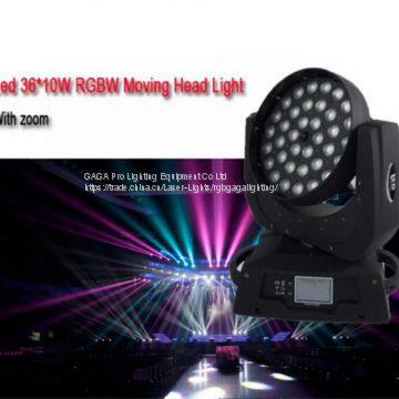 RGBW Wash 36*10W 4in1 Aura Zoom LED Stage Light