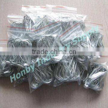 50pcs/bag Pack Squeeze Finger 8 Shape Hanging Metal Ceiling Banner Clip