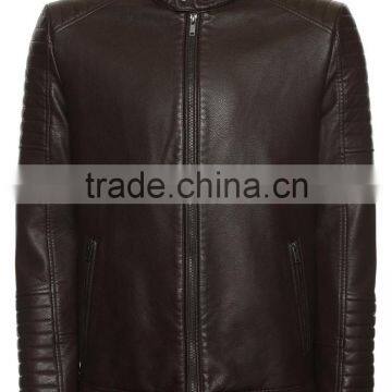 ALIKE leather look jacket men pu jacket