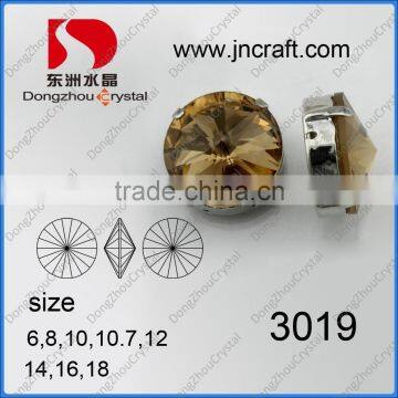 Rose Water Opal Color Round Crystal Decorative Stone for Clothes photo-2