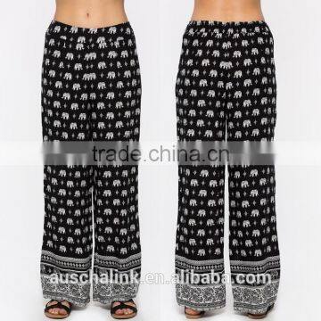 2017 Summer Lady Custom Animal Print Light Weight Pants Hotsale photo-6