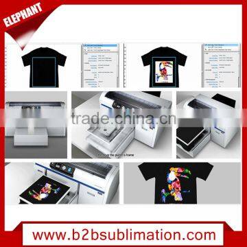 A3 dgt flatbed t shirt printer