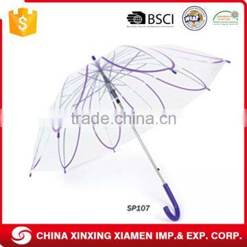 Manual Open Waterproof Transparent China Umbrella Factory For Girl