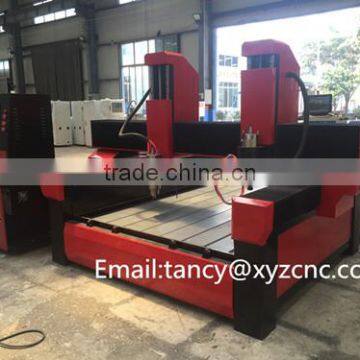 5.5kw spindle motor stone cnc machining with Mach3 control stone cnc engravingcutting machine