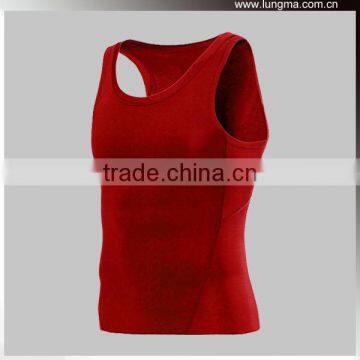 Polyester Summer Running Compression Tank Top, Tatto Compression Garments, Elastic Sleeveless Rash Guards photo-6