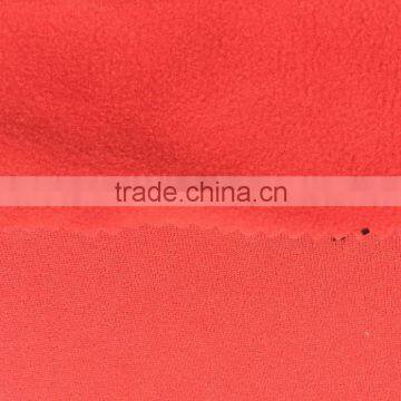 100% Polyester Anti-pilling Polar Fleece Bonded 4-way Stretch Knit Fabric photo-5