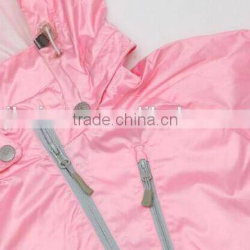 Bulk Wholesale High Quality Parachute Pink Color Custom Branded Jackets Women 2016 Winter photo-3