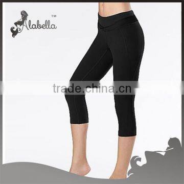 Supplex Women Gym Wear Fitness Capris ladies capri trousers