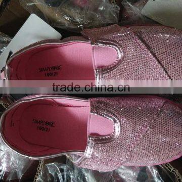 Child Slip on Glitter Pink Shoe Bulk Stock Cheap photo-2