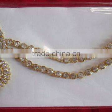 SIDE TIKA TIKA GOLD TONE CRYSTAL Hair Accessory photo-3