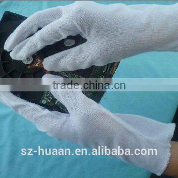 Cleanroom ESD 100% Cotton Work Gloves/antistatic Gloves
