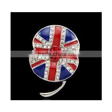 Custom China Wholesale Metal Letter Super Brooch With Color Enameled photo-5