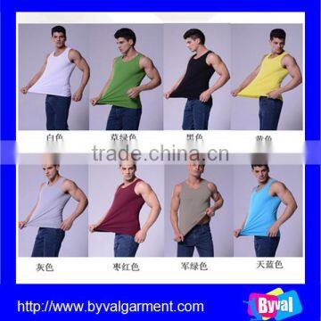 2015 new fashion tank top men,seamless top, custom colors tank top