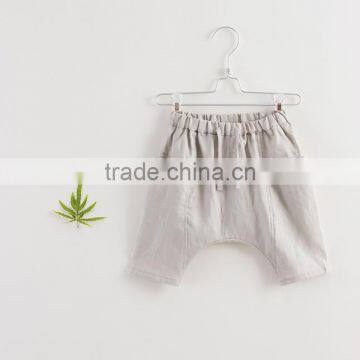 Childrens boutique clothing new style boys short pants linen shorts baby boy clothes