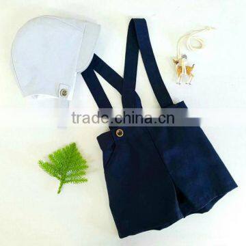 Suspender Shorts Baby Clothes Plain Color Apparel Kids Clothing Wholesale photo-5