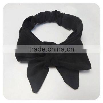 Hottest Floral Print Headband 100% Cotton Baby Headband Girl Flower Head Wrap photo-4