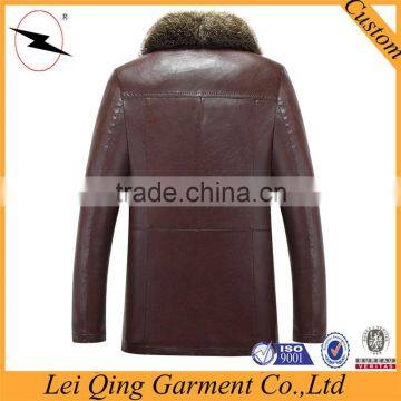 New Fashion Real Black Fur Jackets for Men photo-4