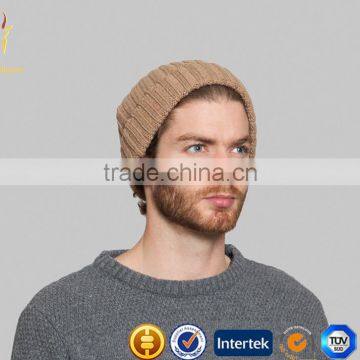 Mens Cashmere Beanie Hat Cashmere Knit Hat Men photo-4