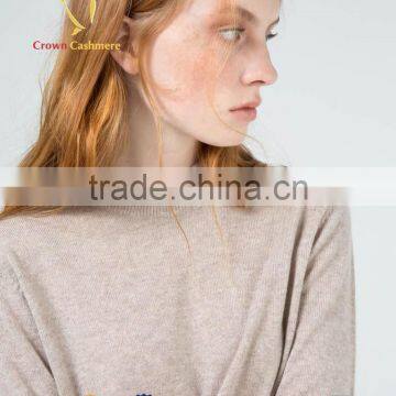 Women Custom Design Merino Cashmere Sweater photo-4