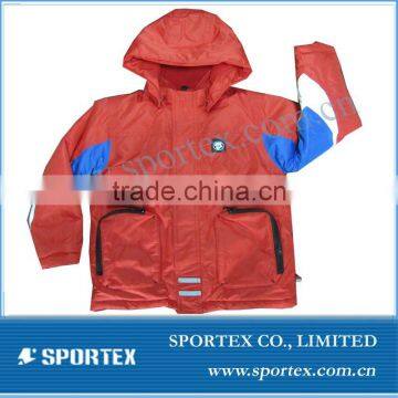 festivel red boy's winter jacket