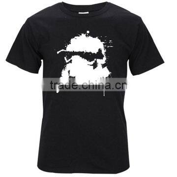 New Fashion Design Wholesale Cotton Plain Mens Printing t Shirts Short Sleeve Blamk T Shirt Men photo-2