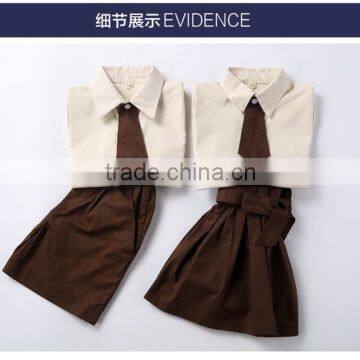 Juqian 2016 Quality School Uniform Factory Hot Sale Primary Kids Girls School Uniform Dress photo-6