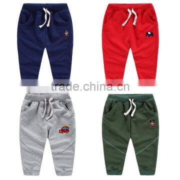 Wholesale spring cotton printing boys children casual pants