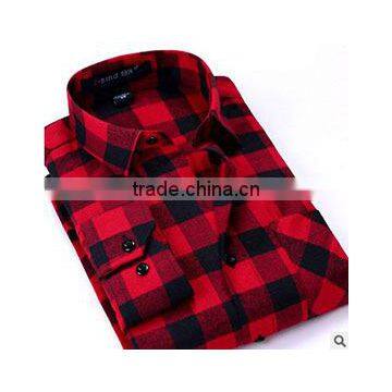 Latest shirt designs for men plaids flannel cotton couple long sleeve fancy design men shirt