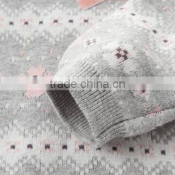 China Factory Wholesale Knitted Crocheted Pattern New Born Baby Sweater for Girls photo-4