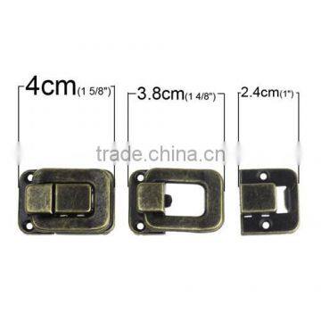 Antique Bronze Toggle Catch Latch Lock For Suitcase Trunk Jewelry Case Box photo-2