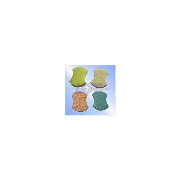 colored kitchen cellulose sponge