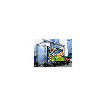 IP65 Outdoor Silan P12 LED Screen Rental For Exhibition , 2R1G1B Full Color LED Display Rental