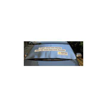 Silk Screen Logo Printing Advertising Car Snow Shade