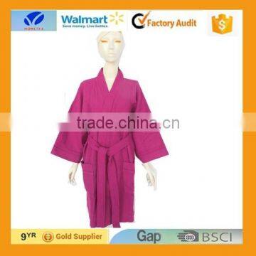 wholesale!!Waffle Weave Robe Kimono Spa Bathrobe Made in Turkey