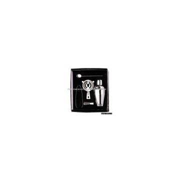 stainless steel cocktail mixer shaker set