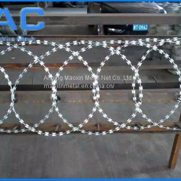 Hot Dipped Galvanized Razor Barbed Wire