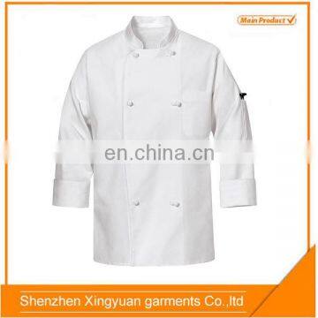 White Long Sleeve Jacket/French Chef Work Clothes/chef Cook Uniform