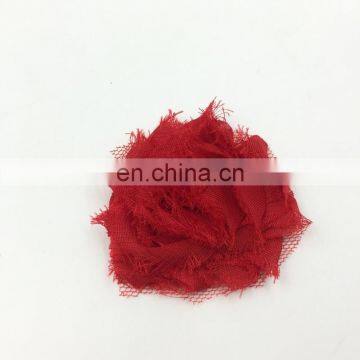 2Inch Solid Shabby Chiffon Flower Frayed Shabby Chic Flowers,shabby Rose Trim,lovely Rosette Chiffon Shabby Flowers photo-4